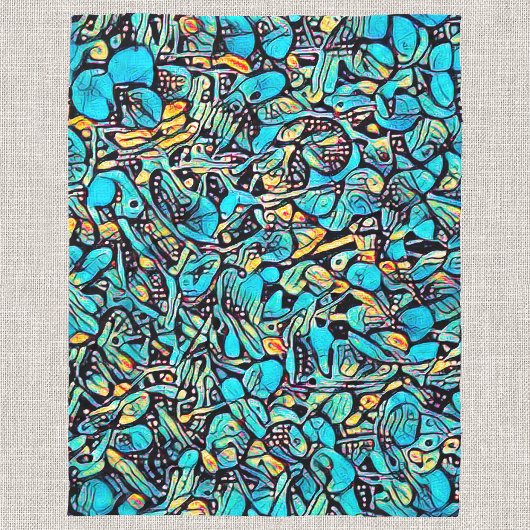 Blue Hydrangea Urban Art Fleece Blanket