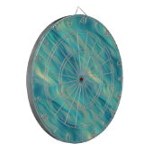 Blue Hydrangea Wavy Texture Dartbord (Voorkant Links)
