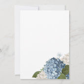 Blue Hydrangea Wedding Invitations (Dos)