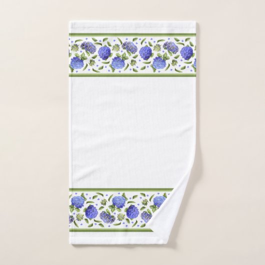 Blue Hydrangeas (Serviette à main)