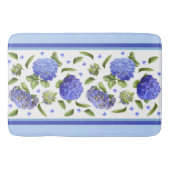 Blue Hydrangeas Badmat (Voorkant)