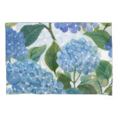 Blue Hydrangeas | Beautiful Floral Bush Kussensloop (Voorkant)