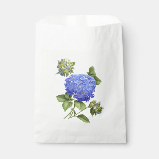 Blue Hydrangeas Bedankzakje (Voorkant)