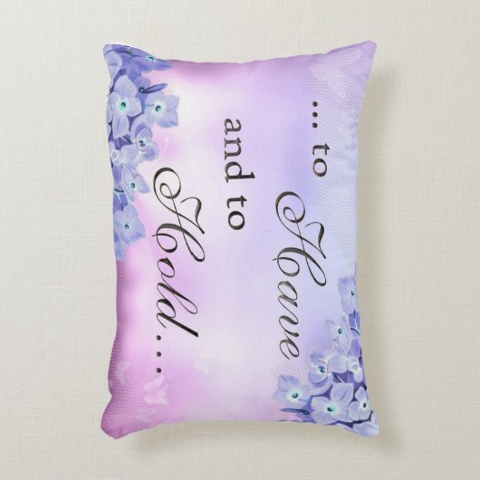 Blue Hydrangeas Blijvende Liefde Accent Kussen (Voorkant(Verticaal))