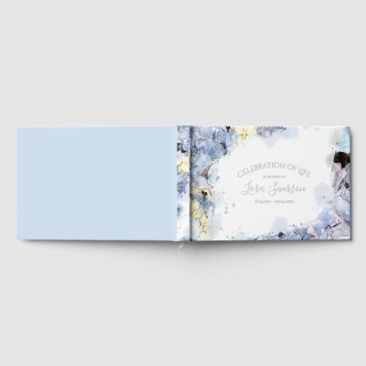 Blue Hydrangeas Célébration de la vie (Complet)