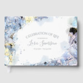 Blue Hydrangeas Celebration of Life Memorial Gastenboek (Voorkant)
