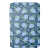 Blue Hydrangeas Custom Bath Mat (Voorkant Verticaal)