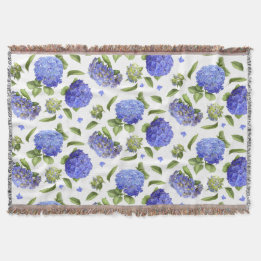 Blue Hydrangeas Deken