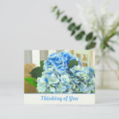 Blue Hydrangeas | Denk aan uw Briefkaart (Staand voorkant)