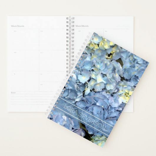 Blue Hydrangeas Floral (Devant avec enveloppe)