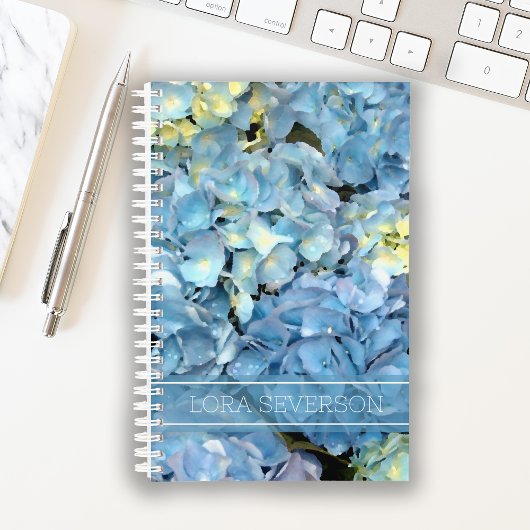 Blue Hydrangeas Floral