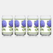 Blue Hydrangeas Floral Botanal Art (Dos)