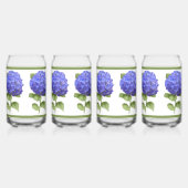 Blue Hydrangeas Floral Botanal Art (Gauche)