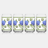 Blue Hydrangeas Floral Botanal Art (Dos)