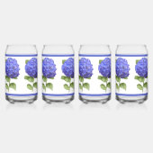 Blue Hydrangeas Floral Botanal Art (Dos)