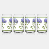 Blue Hydrangeas Floral Botanal Art (Droite)