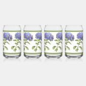 Blue Hydrangeas Floral Botanal Art (Gauche)