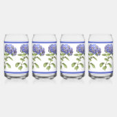 Blue Hydrangeas Floral Botanal Art (Gauche)