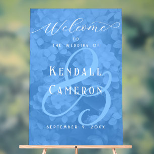 Blue Hydrangeas Floral Mariage Bienvenue