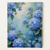 Blue Hydrangeas Floral Spiral-Bound Planner Spring (Dos)