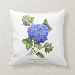 Blue Hydrangeas Kussen