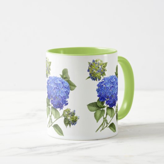 Blue Hydrangeas Mok (Voorkant rechts)