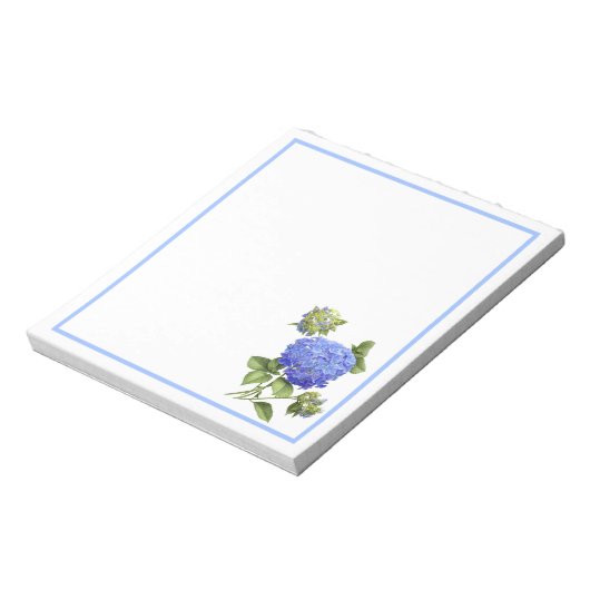 Blue Hydrangeas Notitieblok (Gedraaid)