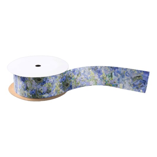 Blue Hydrangeas Pattern Lint (Spoel)