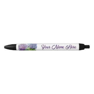 Blue Hydrangeas Personalized Pen