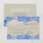 Blue Hydrangeas Response Kaart (Voorkant / Achterkant)
