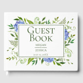 Blue Hydrangeas Wedding Gastenboek (Voorkant)