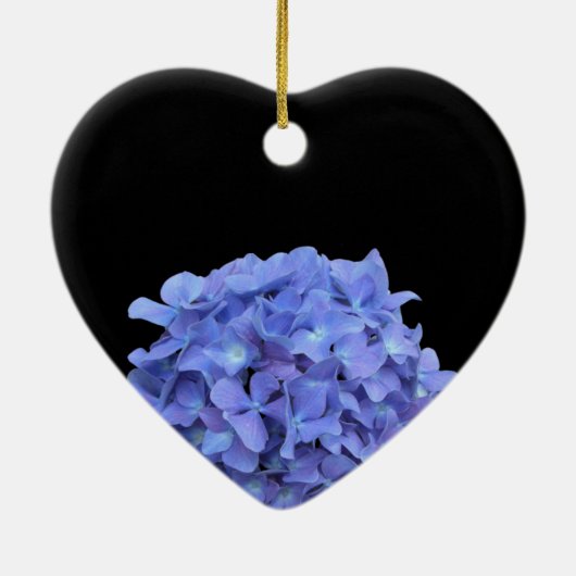 Blue Hydrangeas Wedding Ornament (Achterkant)