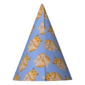 Blue I hou van Hamsters Hamster Pattern Feesthoedjes (Achterkant)
