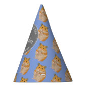 Blue I hou van Hamsters Hamster Pattern Feesthoedjes (Rechts)