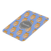Blue I hou van Hamsters Hamster Pattern Magneet (Linkerzijde)