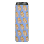 Blue I hou van Hamsters Hamster Pattern Thermosbeker (Achterkant)