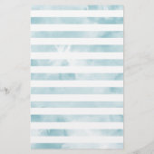 Blue Ice Cream Baby shower Bingo Game (Achterkant)