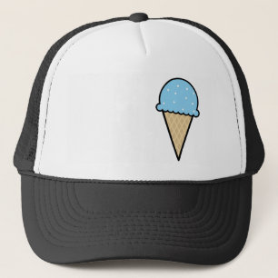 Blue Ice Cream Cone Trucker Pet