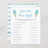 Blue Ice Cream denk dat het prijsspel goed is (Voorkant / Achterkant)