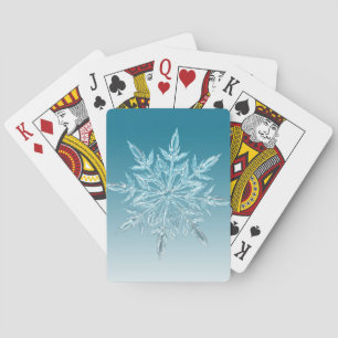 Blue Ice Crystal Pokerkaarten