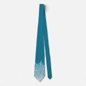 Blue Ice Crystal Stropdas (Voorkant)