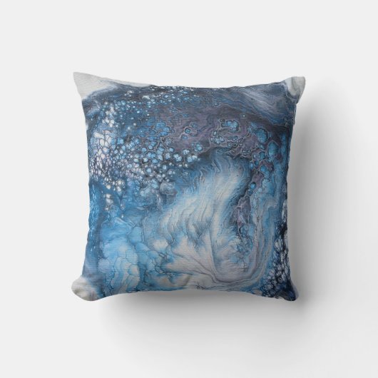 Blue Ice Fire Sierkussen (Voorkant)