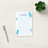 Blue Ice Pop Post It Note (Kantoor)