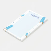 Blue Ice Pop Post It Note (Schuin)