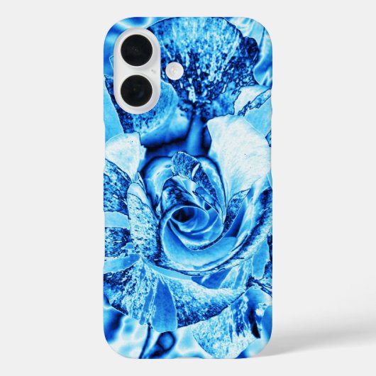 Blue Ice Roos Foto bewerken Case-Mate iPhone Case (Achterkant)