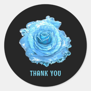 Blue Ice Roos Ronde Sticker