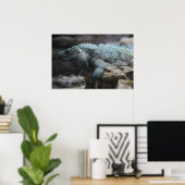 Blue Iguana Print (Thuiskantoor)