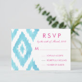 Blue Ikat RSVP (Debout devant)