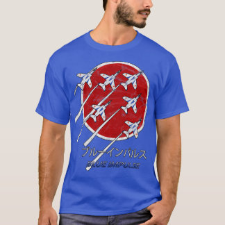 Blue Impulse JASDF Demo Team  ontwerp Japan T-shirt