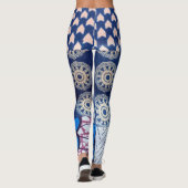 Blue India Leggings (Achterkant)